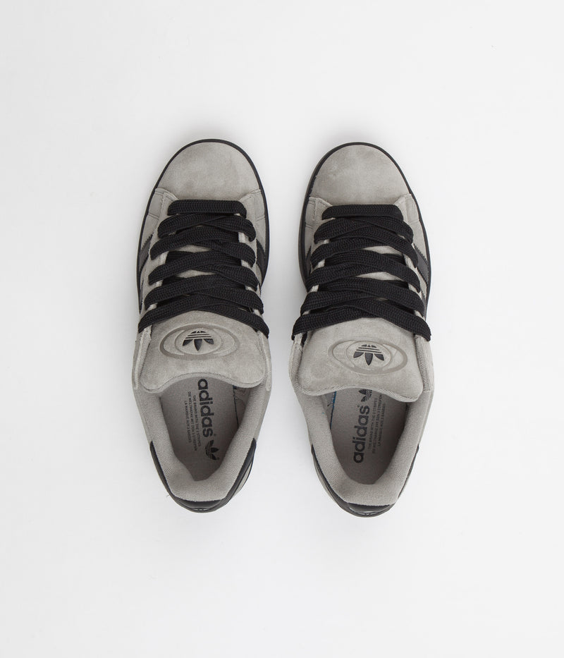 Adidas Campus 00s Shoes in Silver Pebble and Core Black / Silver Pebble