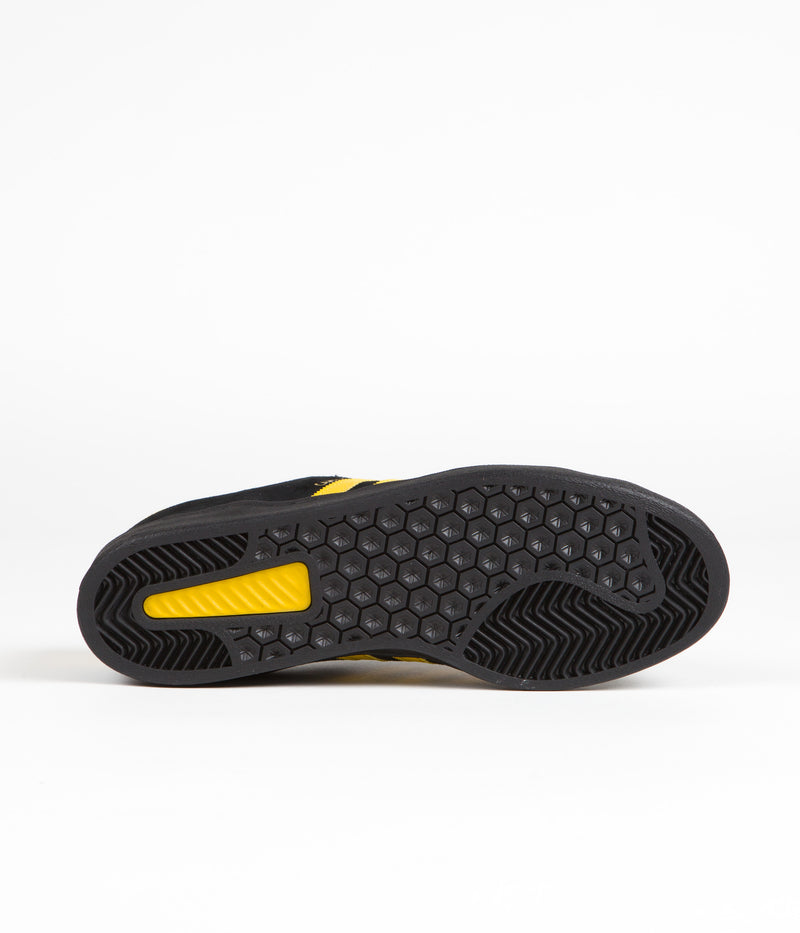 Adidas Campus Adv Shoes in Core Black and Bold Gold / Core Black