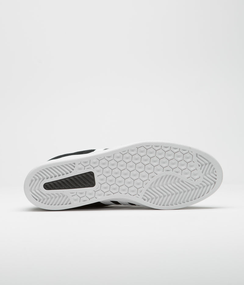 Adidas Campus ADV Shoes in Core Black and White / White