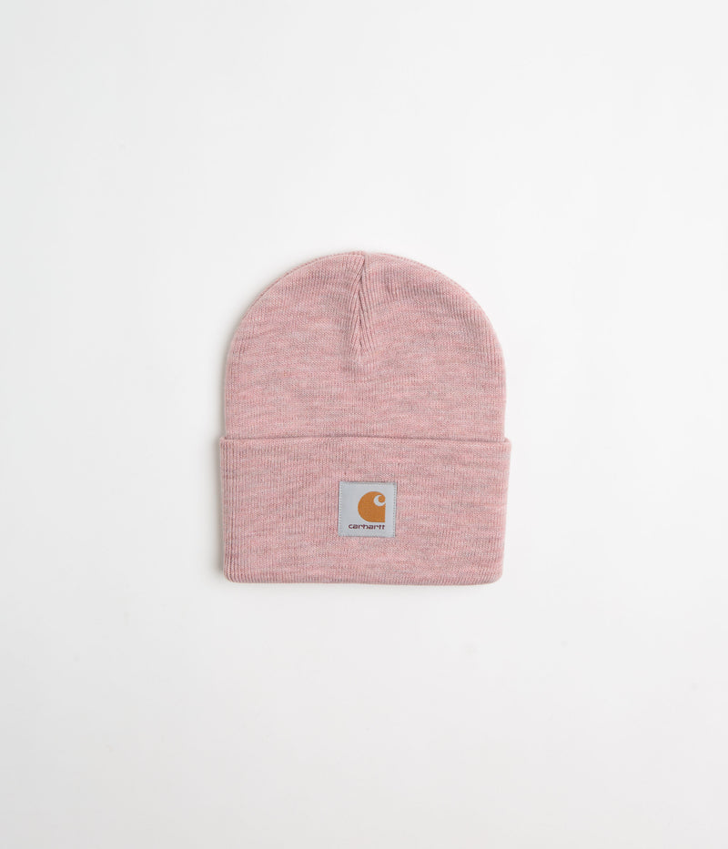 Carhartt Acrylic Watch Hat Beanie in Glassy Pink Heather