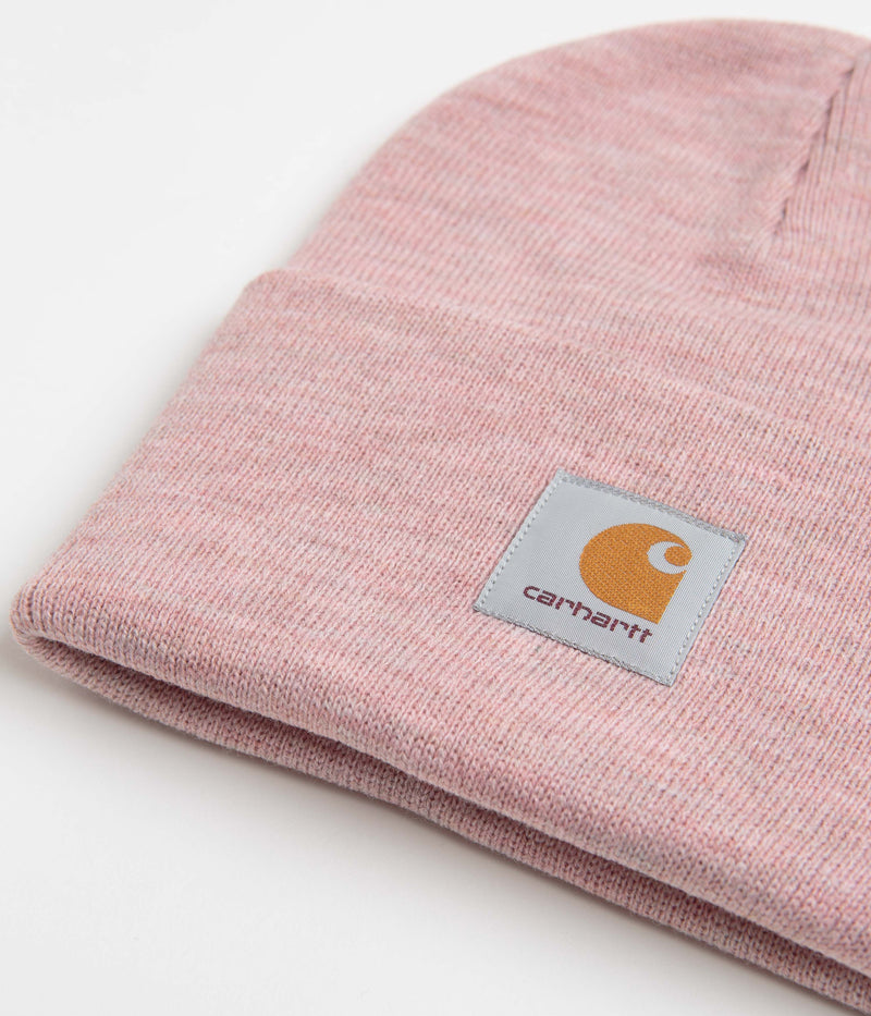 Carhartt Acrylic Watch Hat Beanie in Glassy Pink Heather