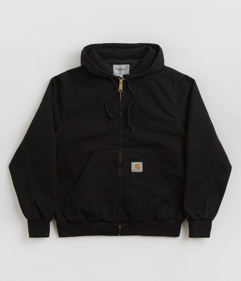 Carhartt Active Jacket in Black and Aged Canvas
