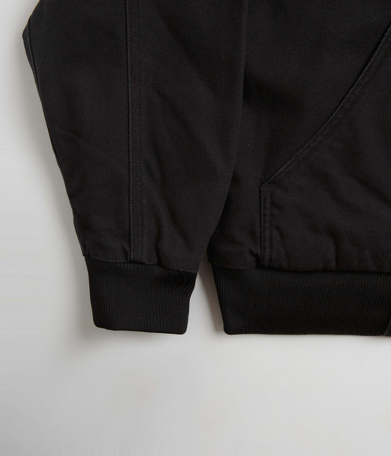 Carhartt Active Jacket in Black Heavy Stone Wash