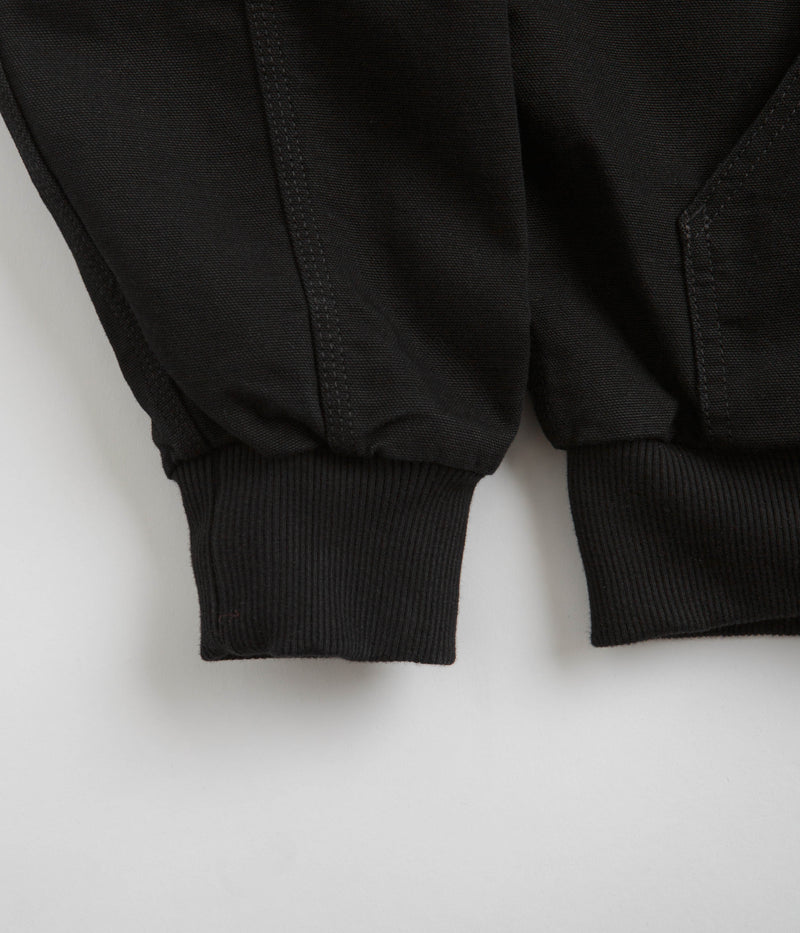 Carhartt Active Jacket in Black Rinsed