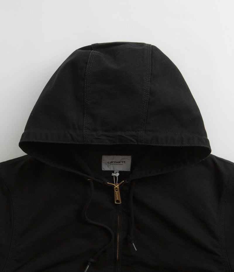 Carhartt Active Jacket in Black Rinsed