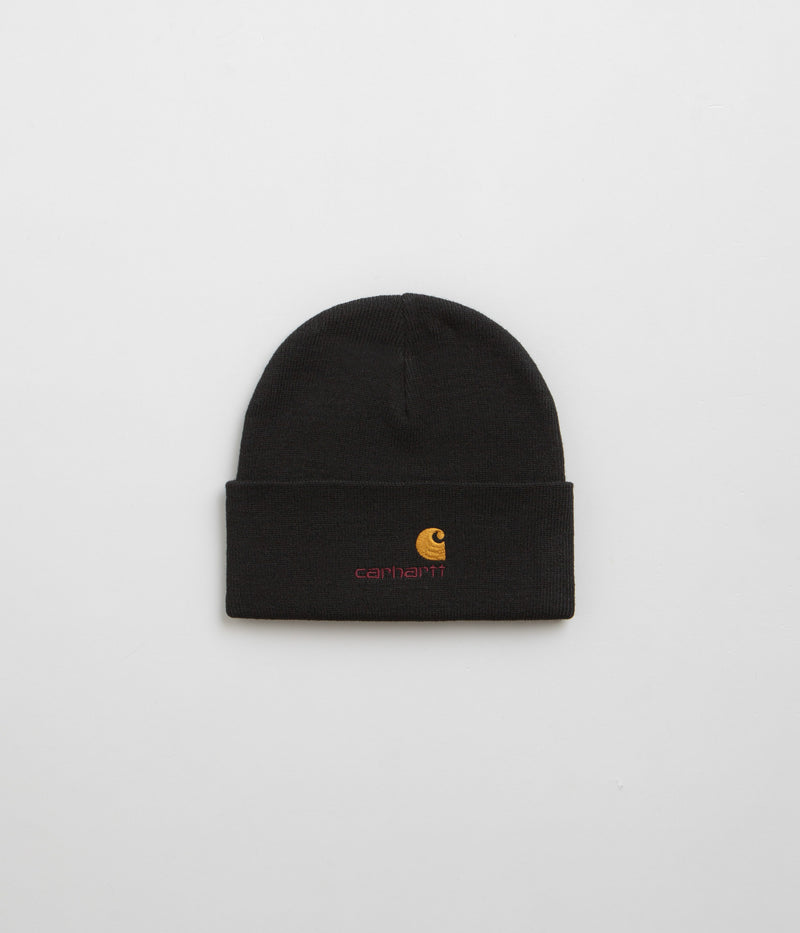 Carhartt American Script Beanie in Black
