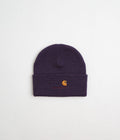 Carhartt American Script Beanie in Cassis