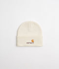 Carhartt American Script Beanie in Natural