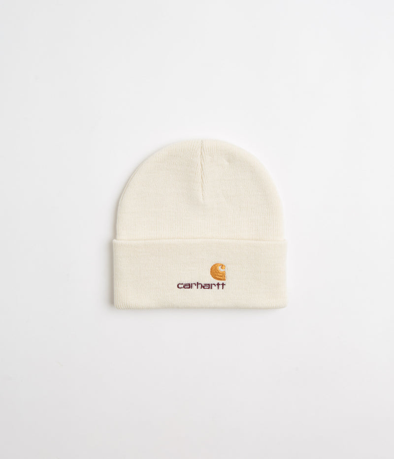 Carhartt American Script Beanie in Natural