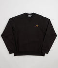 Carhartt American Script Hoodie in Black