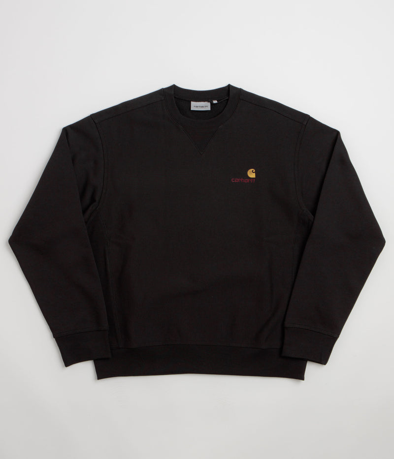 Carhartt American Script Hoodie in Black