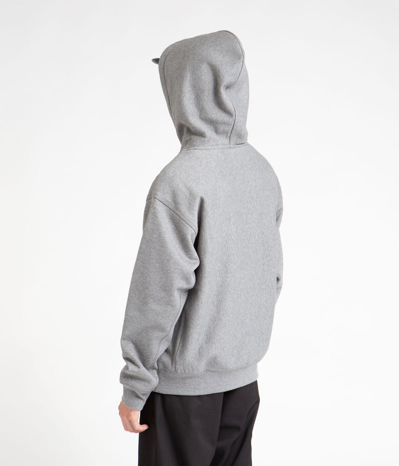 Carhartt American Script Hoodie in Dark Grey Heather