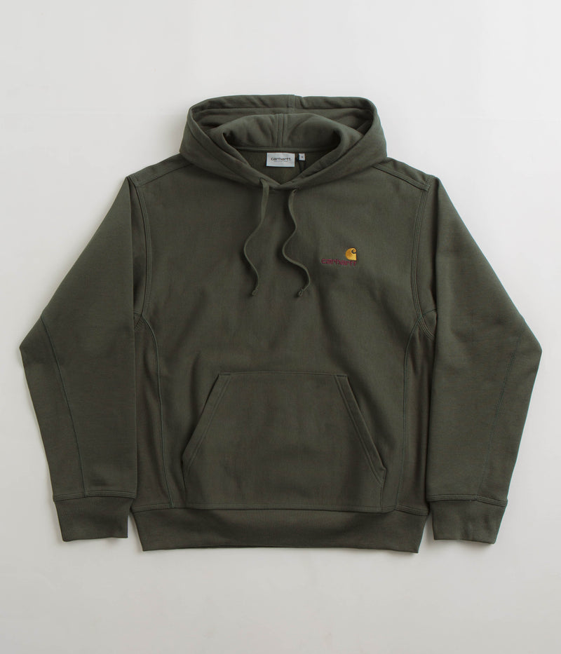 Carhartt American Script Hoodie in Plant