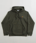 Carhartt American Script Hoodie in Plant