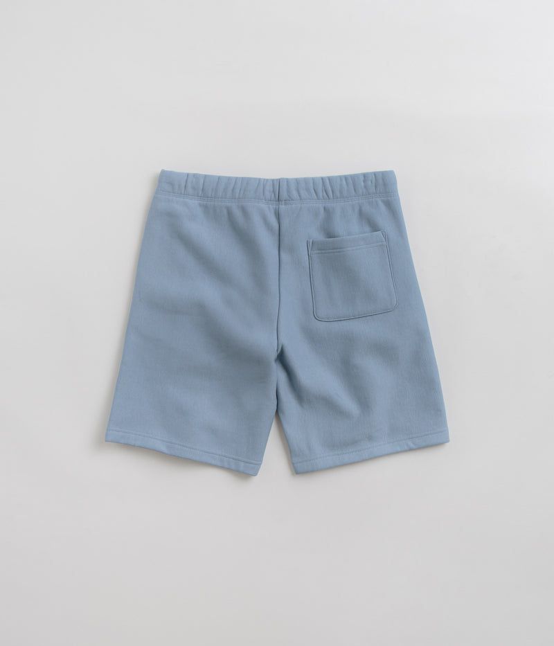Carhartt American Script Sweat Shorts in Frosted Blue