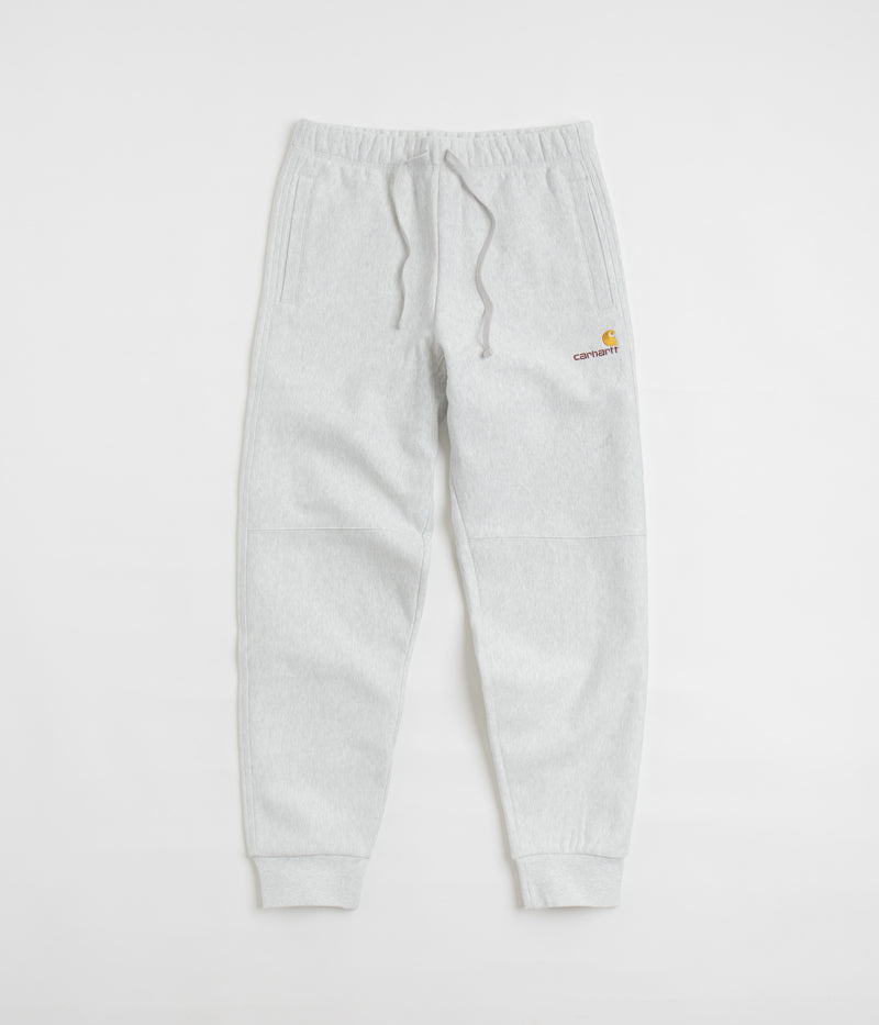 Carhartt American Script Sweatpants in Ash Heather