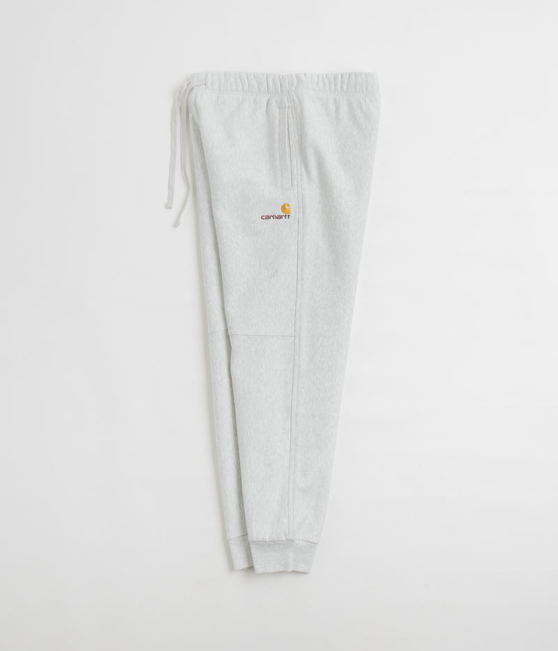 Carhartt American Script Sweatpants in Ash Heather