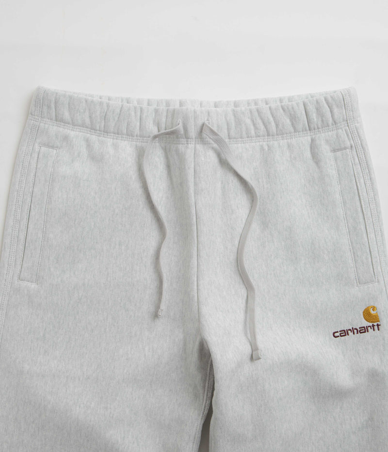 Carhartt American Script Sweatpants in Ash Heather
