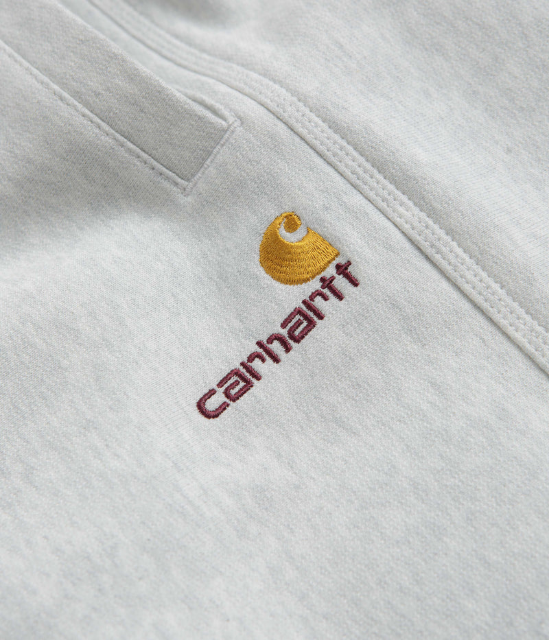 Carhartt American Script Sweatpants in Ash Heather