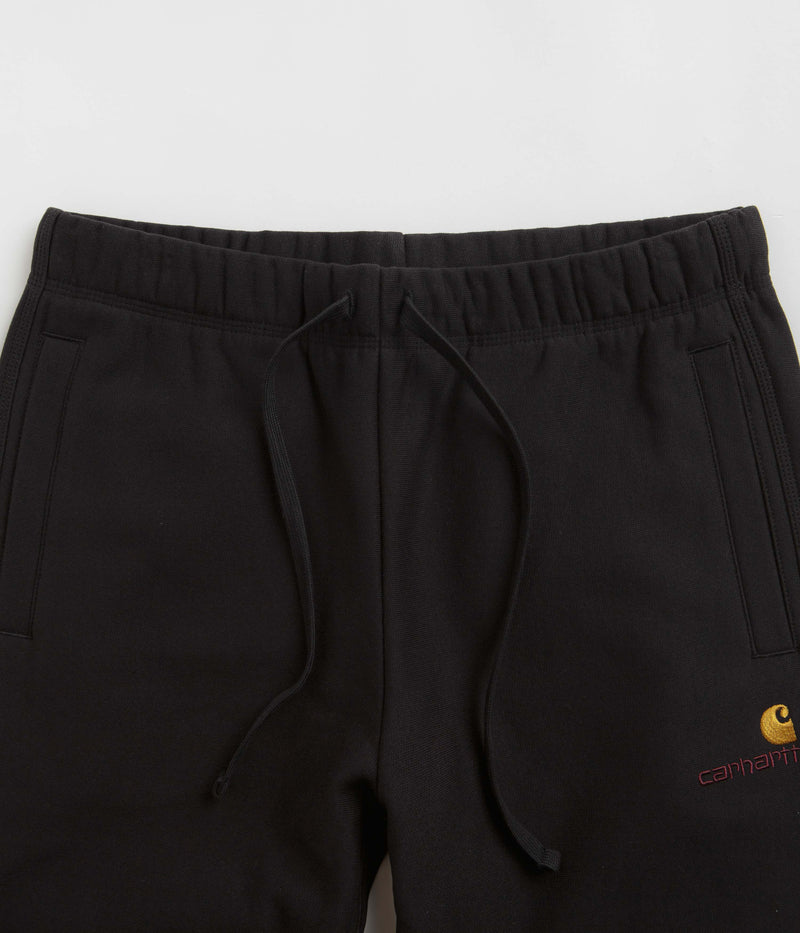 Carhartt American Script Sweatpants in Black