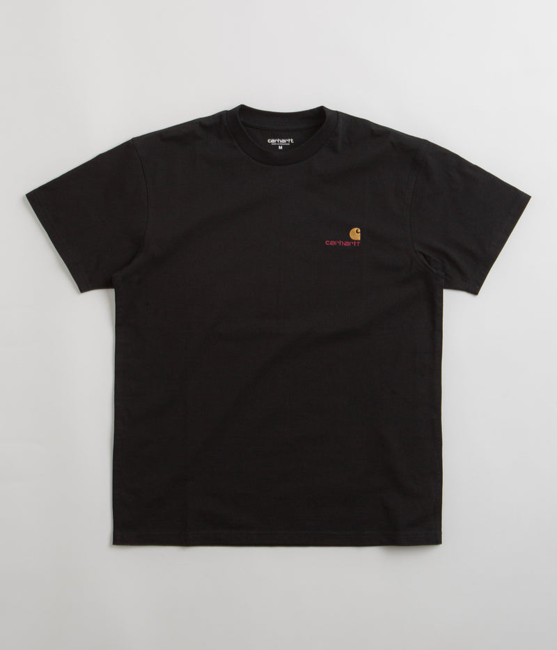 Carhartt American Script T-Shirt in Black