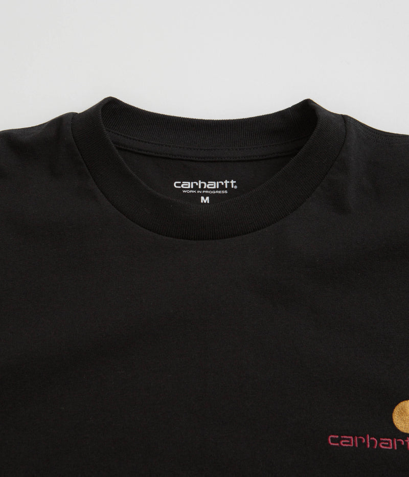 Carhartt American Script T-Shirt in Black