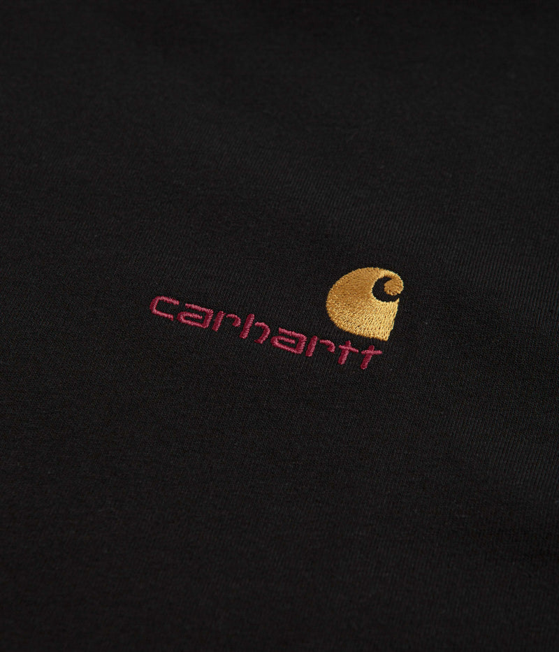Carhartt American Script T-Shirt in Black