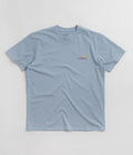 Carhartt American Script T-Shirt in Frosted Blue