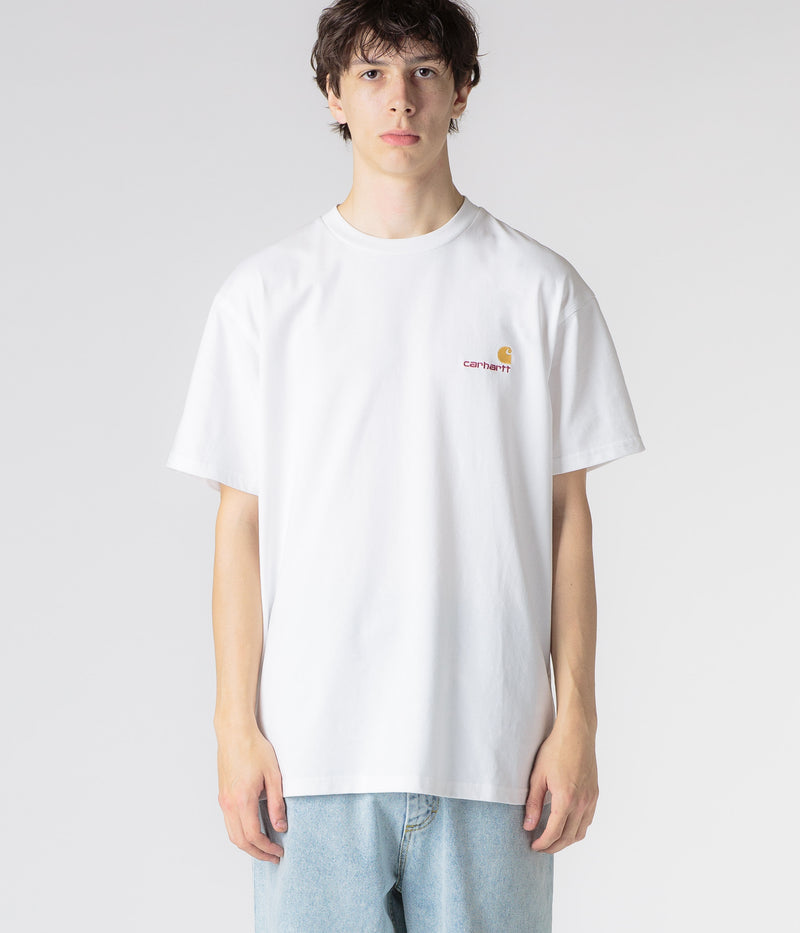 Carhartt American Script T-Shirt in White