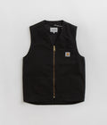 Carhartt Arbor Vest in Black and Aged Canvas