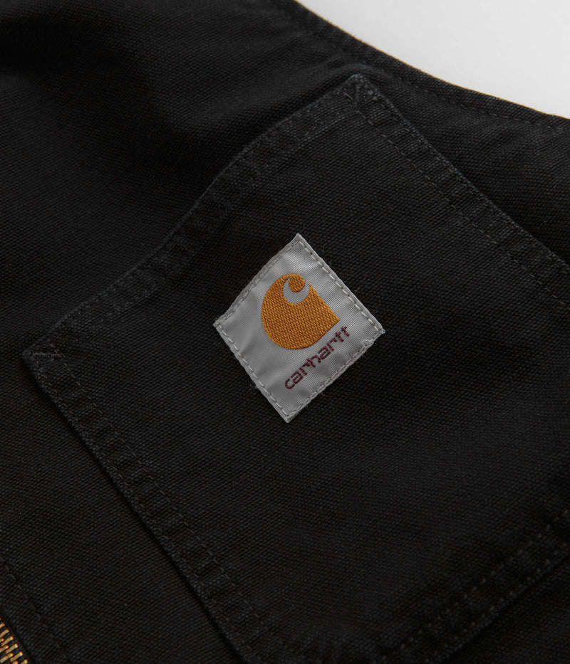 Carhartt Arbor Vest in Black and Aged Canvas