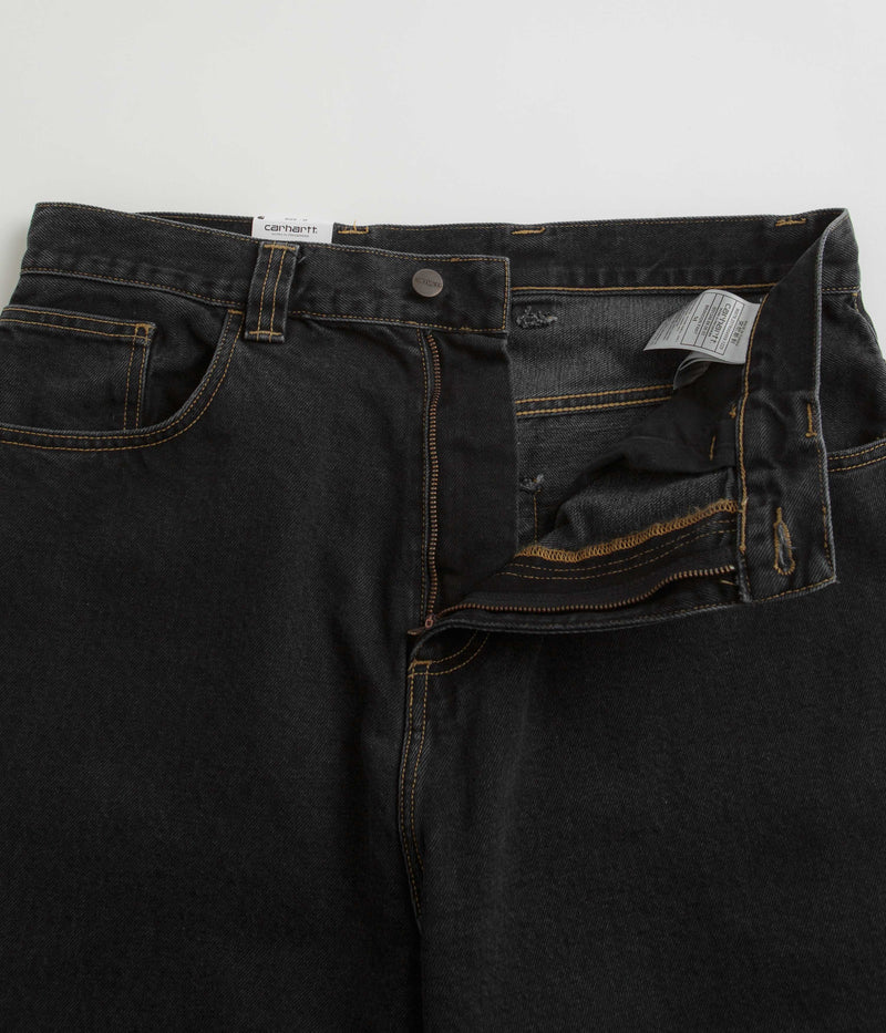 Carhartt Brandon Denim Pants in Black Stone Wash