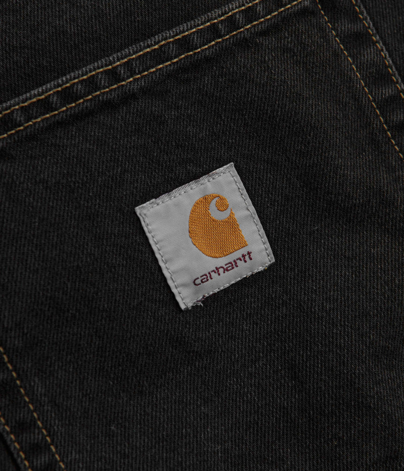 Carhartt Brandon Denim Pants in Black Stone Wash