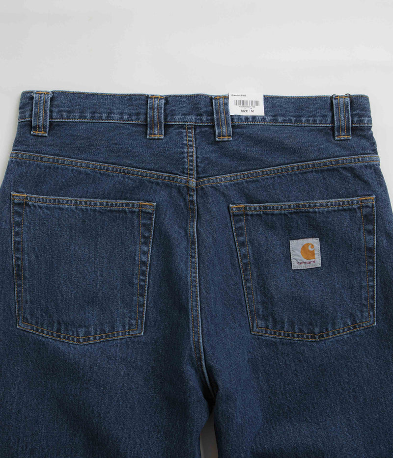 Carhartt Brandon Denim Pants in Blue Stone Wash