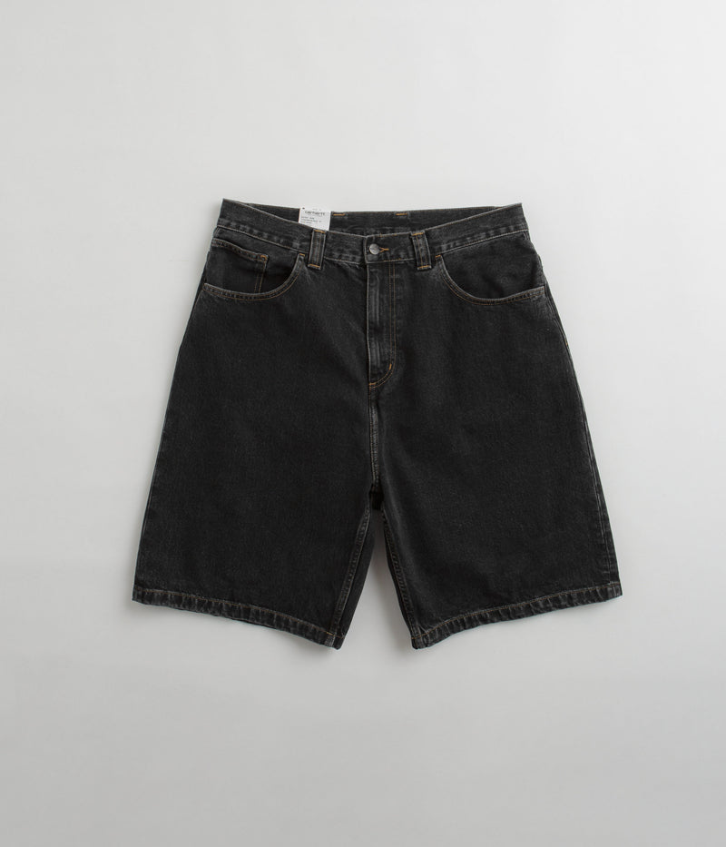 Carhartt Brandon Shorts in Black Stone Wash