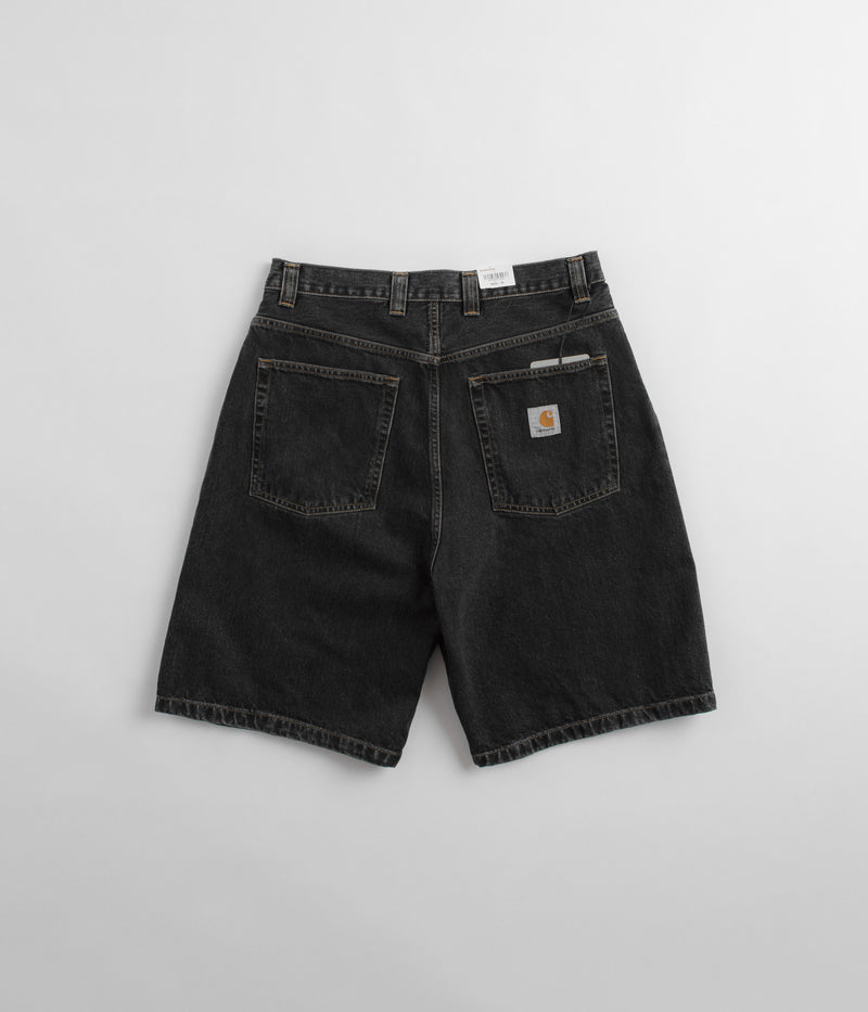 Carhartt Brandon Shorts in Black Stone Wash