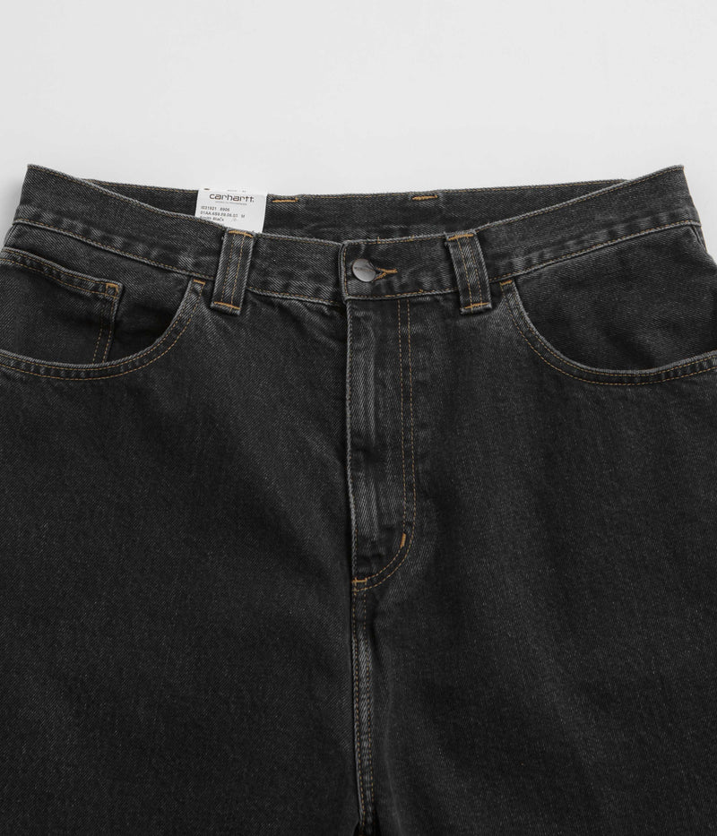 Carhartt Brandon Shorts in Black Stone Wash