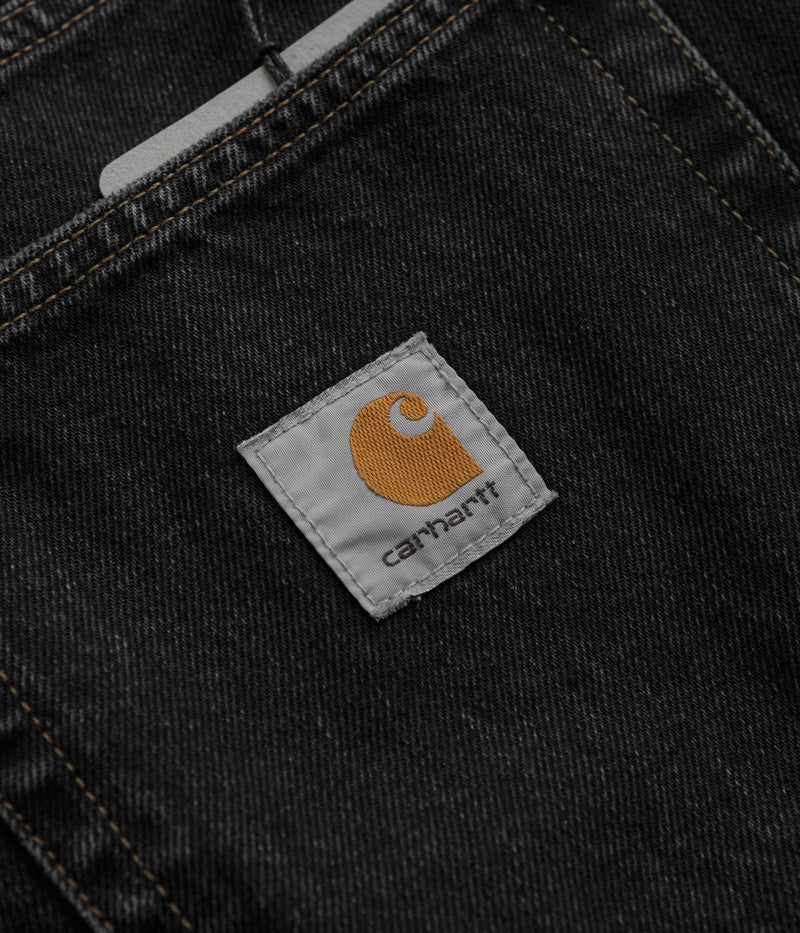 Carhartt Brandon Shorts in Black Stone Wash