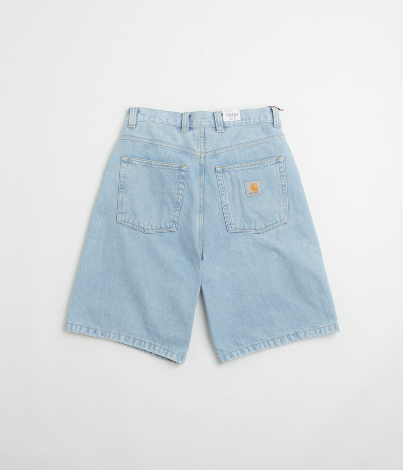 Carhartt Brandon Shorts in Blue Heavy Stone Bleach