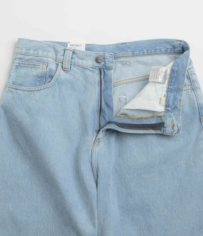 Carhartt Brandon Shorts in Blue Heavy Stone Bleach