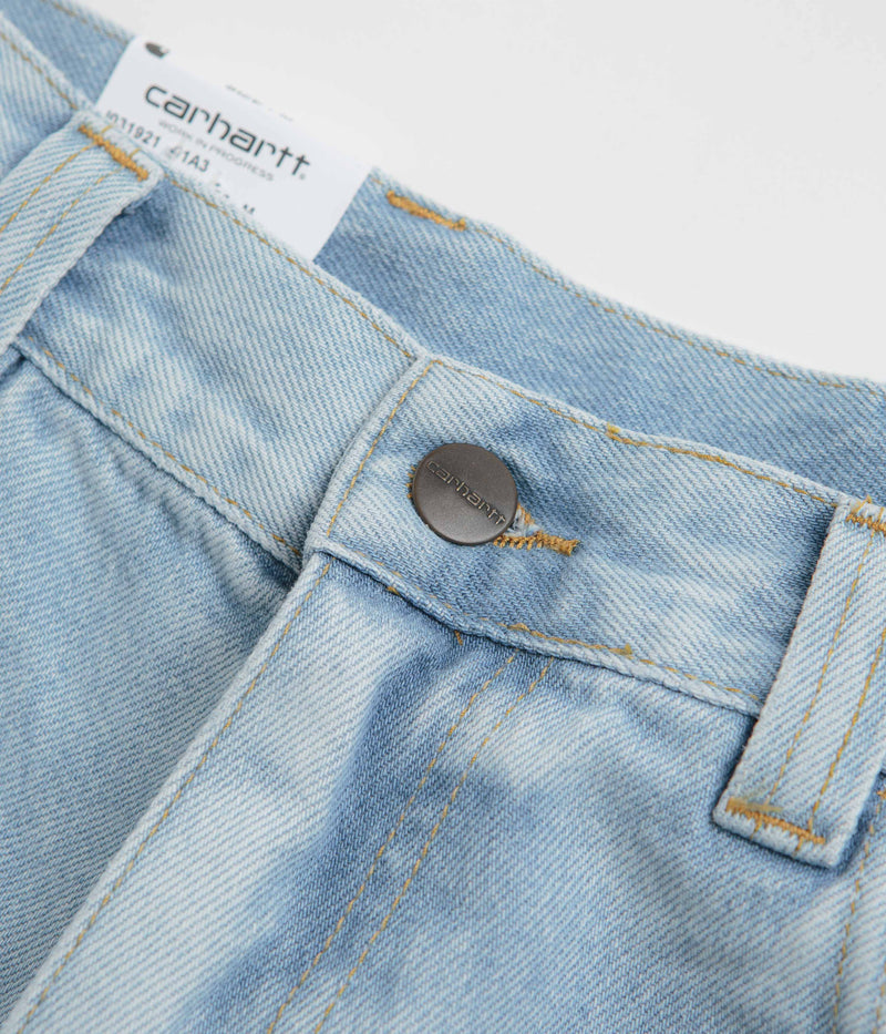 Carhartt Brandon Shorts in Blue Heavy Stone Bleach