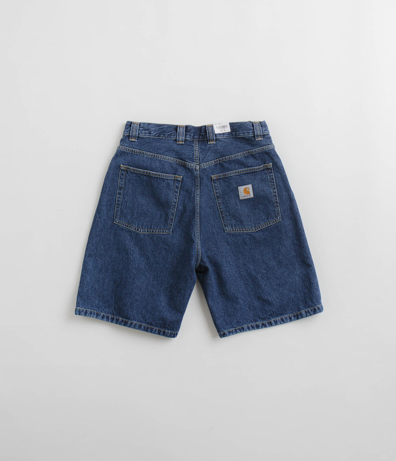 Carhartt Brandon Shorts in Blue Stone Washed