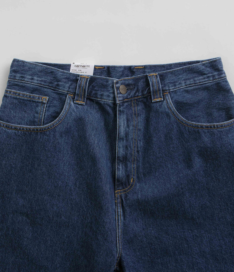 Carhartt Brandon Shorts in Blue Stone Washed