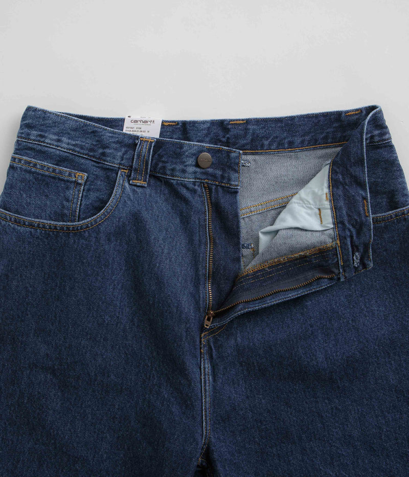 Carhartt Brandon Shorts in Blue Stone Washed