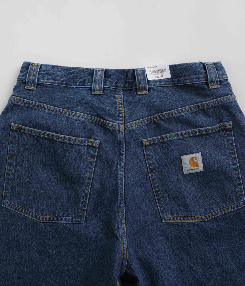 Carhartt Brandon Shorts in Blue Stone Washed