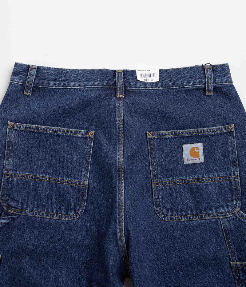 Carhartt Brandon Single Knee Pants in Blue Stone Washed