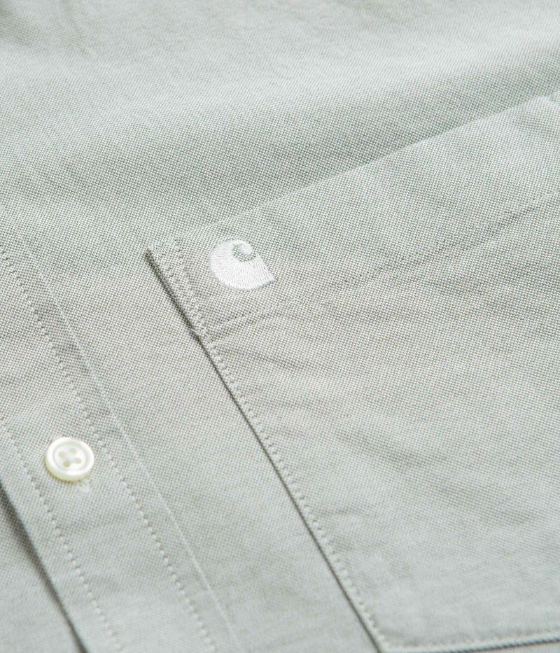 Carhartt C-Logo Shirt in Dollar Green and White
