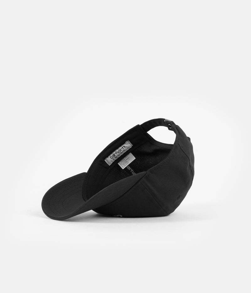 Carhartt Canvas Script Cap in Black and White