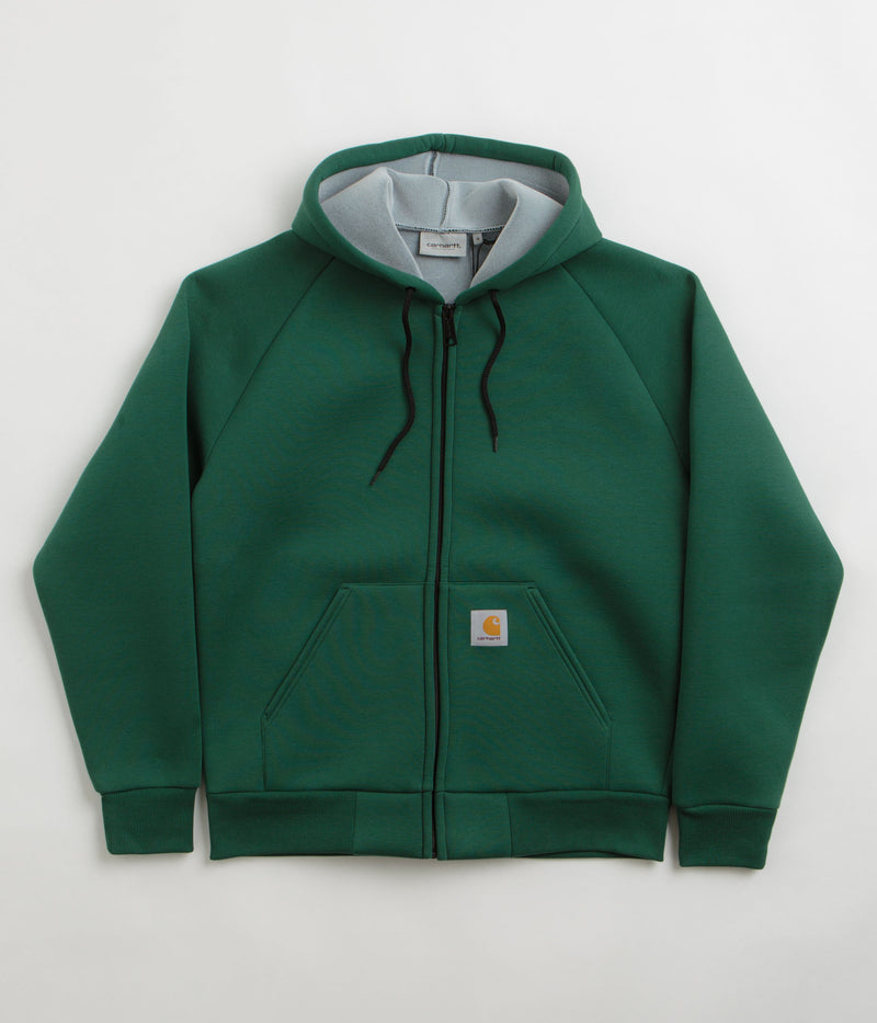 Carhartt Car-Lux Hooded Jacket in Chervil and Grey