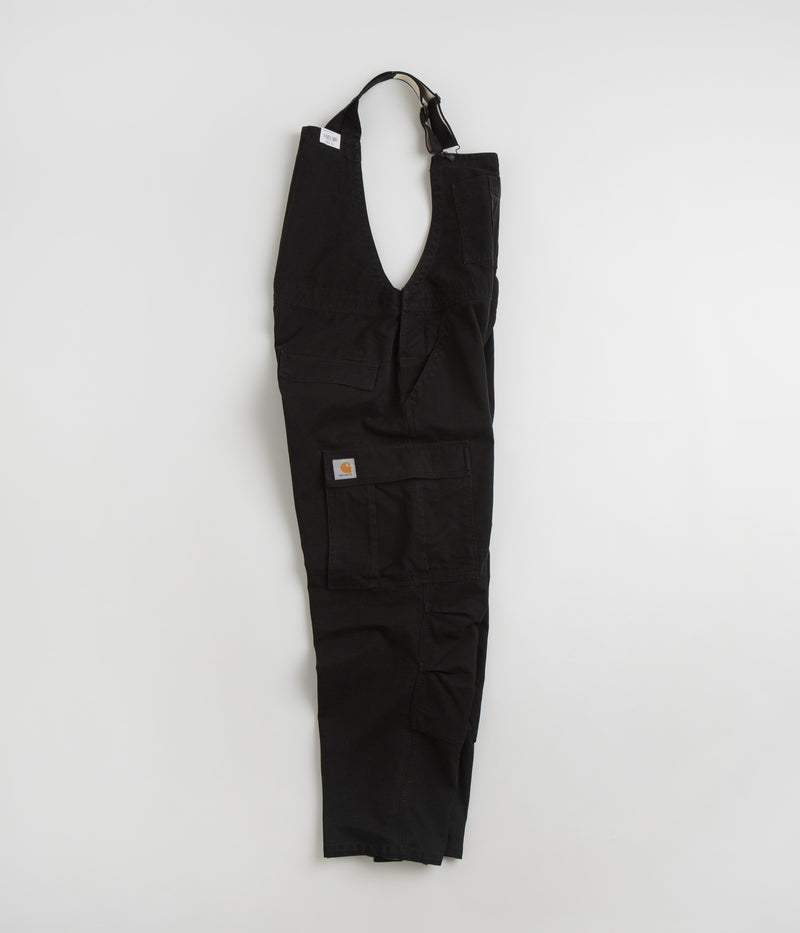 Carhartt Cargo Bib Overalls in Black